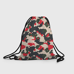 Рюкзак-мешок Модный Камуфляж - милитари, цвет: 3D-принт