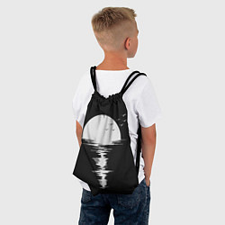 Рюкзак-мешок Лунная Музыкальная Дорожка, цвет: 3D-принт — фото 2