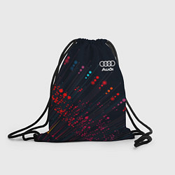 Рюкзак-мешок Audi капли красок, цвет: 3D-принт