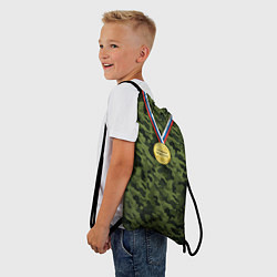Рюкзак-мешок Лучшему педагогу, цвет: 3D-принт — фото 2