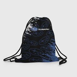 Рюкзак-мешок Subaru - Logo pattern, цвет: 3D-принт