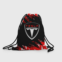 Рюкзак-мешок Tesla - Logo Sport Auto, цвет: 3D-принт