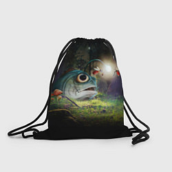 Рюкзак-мешок Рыба в лесу, цвет: 3D-принт