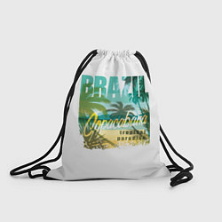Рюкзак-мешок Тропический Рай Бразилии, цвет: 3D-принт