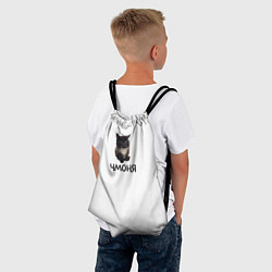 Рюкзак-мешок Кот чмоня, цвет: 3D-принт — фото 2