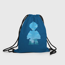 Рюкзак-мешок Чун Юнь на тренировке, цвет: 3D-принт