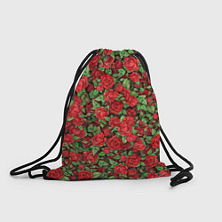 Рюкзак-мешок Букет алых роз, цвет: 3D-принт