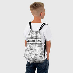 Рюкзак-мешок LEXUS BIG EMBLEMA PATTERN, цвет: 3D-принт — фото 2