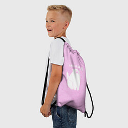 Рюкзак-мешок Кот орет ааааа, цвет: 3D-принт — фото 2