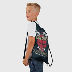 Рюкзак-мешок Красный Дьявол, цвет: 3D-принт — фото 2