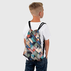 Рюкзак-мешок Herringbone 3D Вышивка Ёлочка, цвет: 3D-принт — фото 2