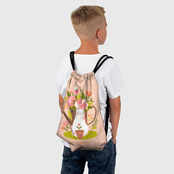 Рюкзак-мешок Love spring, цвет: 3D-принт — фото 2
