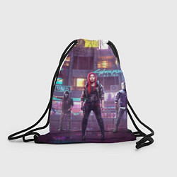 Рюкзак-мешок Cyberpunk 2077 Vi Ви, цвет: 3D-принт
