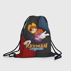 Рюкзак-мешок Rayman на абстрактном фоне, цвет: 3D-принт