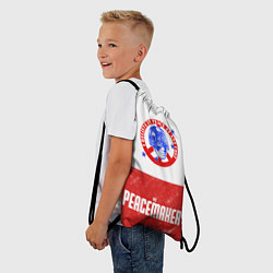 Рюкзак-мешок Миротворец Лого, цвет: 3D-принт — фото 2