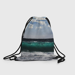 Рюкзак-мешок Морской прибой, цвет: 3D-принт