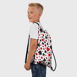 Рюкзак-мешок Картёжные Масти, цвет: 3D-принт — фото 2
