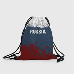 Рюкзак-мешок Россия - краски, цвет: 3D-принт