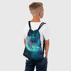 Рюкзак-мешок Котенок в космосе, цвет: 3D-принт — фото 2
