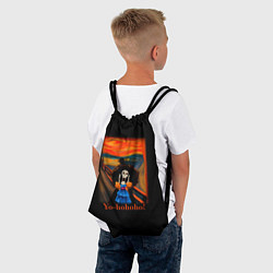 Рюкзак-мешок Эдвард Мунк Крик Брука, цвет: 3D-принт — фото 2