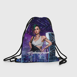 Рюкзак-мешок Judy Cyberpunk2077 Джуди, цвет: 3D-принт