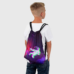 Рюкзак-мешок Space Glitch, цвет: 3D-принт — фото 2