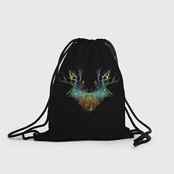 Рюкзак-мешок Душа природы - олени, цвет: 3D-принт