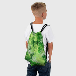 Рюкзак-мешок Спортивный камуфляж Пикси - Рукола, цвет: 3D-принт — фото 2