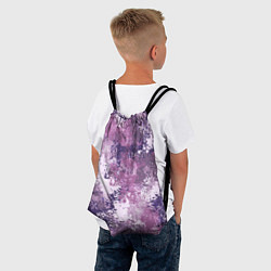 Рюкзак-мешок Спортивный камуфляж Пикси - Лаванда, цвет: 3D-принт — фото 2