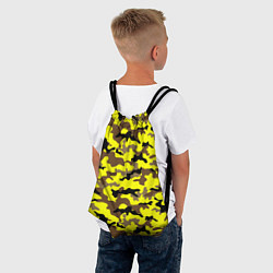 Рюкзак-мешок Камуфляж Жёлто-Коричневый, цвет: 3D-принт — фото 2