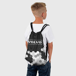 Рюкзак-мешок VOLVO - Соты, цвет: 3D-принт — фото 2