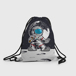 Рюкзак-мешок Космонавт - каратист, цвет: 3D-принт
