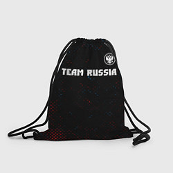 Рюкзак-мешок RUSSIA - ГЕРБ Team Russia Потертости, цвет: 3D-принт