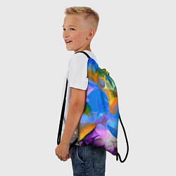 Рюкзак-мешок Цветочный узор Summer, цвет: 3D-принт — фото 2