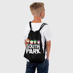 Рюкзак-мешок Южный парк мультфильм - персонажи, цвет: 3D-принт — фото 2