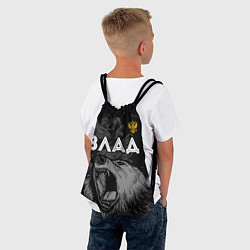 Рюкзак-мешок Влад Россия Медведь, цвет: 3D-принт — фото 2
