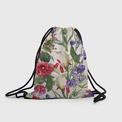 Рюкзак-мешок Цветы Распускающиеся, цвет: 3D-принт