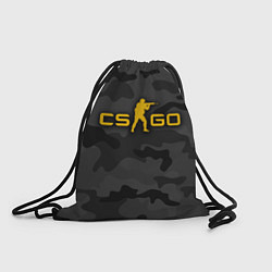 Рюкзак-мешок Counter-Strike Камуфляж Тёмные Воды, цвет: 3D-принт