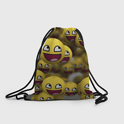 Рюкзак-мешок Смаил - 3d, цвет: 3D-принт