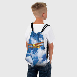 Рюкзак-мешок Гражданский самолет Ан-2, цвет: 3D-принт — фото 2