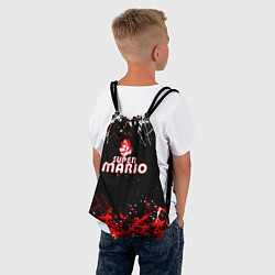 Рюкзак-мешок Super mario брызги красок, цвет: 3D-принт — фото 2
