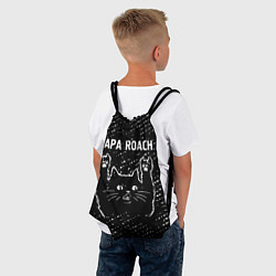 Рюкзак-мешок Papa Roach Rock Cat, цвет: 3D-принт — фото 2