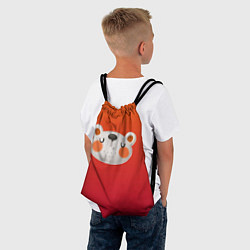Рюкзак-мешок Мордочка мишки, цвет: 3D-принт — фото 2