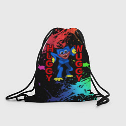 Рюкзак-мешок POPPY PLAYTIME HAGGY WAGGY ХАГГИ ВАГГИ НЕОН, цвет: 3D-принт