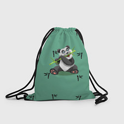 Рюкзак-мешок Пандовая семья - Папа, цвет: 3D-принт