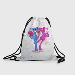 Рюкзак-мешок Влюбленные Хагги Вагги и Кисси Мисси, цвет: 3D-принт