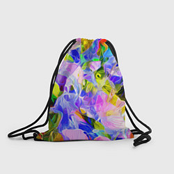 Рюкзак-мешок Красочный цветочный узор Весна - Лето 2023 Colorfu, цвет: 3D-принт