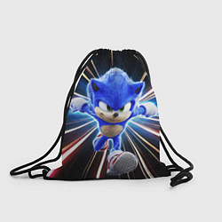 Рюкзак-мешок Speed Sonic, цвет: 3D-принт
