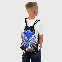 Рюкзак-мешок Speed Sonic, цвет: 3D-принт — фото 2