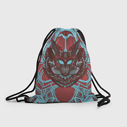 Рюкзак-мешок Голова зайца-робота, цвет: 3D-принт
